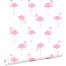 tapet flamingoer lyserødt og hvidt af ESTAhome