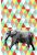 fototapet  elefant mangefarvet af ESTAhome