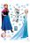 wallsticker FrostAnna & Elsa blåt, lilla og hvidt af Disney