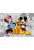 plakat Minnie & Mickey Mouse gråt, lyserødt og rødt af Disney