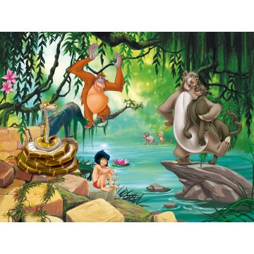fototapet  Junglebogen grønt, blåt og beige af Disney