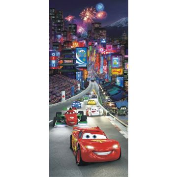 plakat Biler rødt, lilla og gråt af Disney
