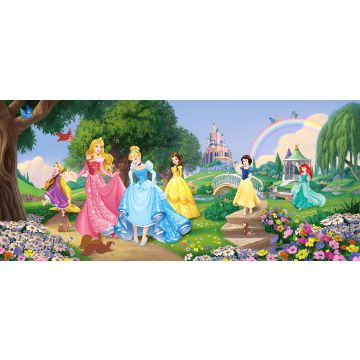 plakat Prinsesser grønt, blåt og lyserødt af Disney