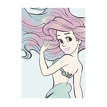 plakat Ariel - Den lille havfrue lilla og grønt af Komar