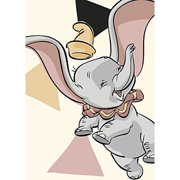 plakat Dumbo antikrosa, gråt og gul af Komar