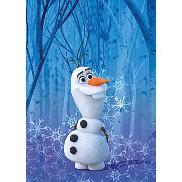plakat Frozen Olaf blåt af Komar