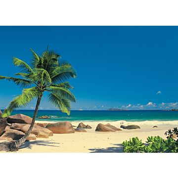 fototapet  Seychellen blåt af Komar